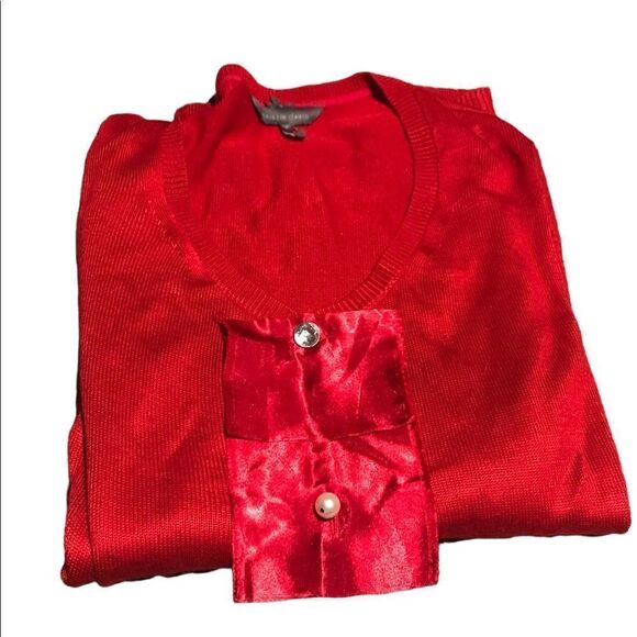 Kristen Davis size smalll holiday sweater excellent condition see pics - Picture 2 of 3